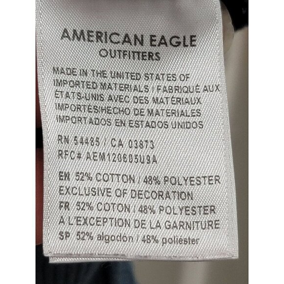 American Eagle Studio Women's Light Blue Pullover Sweatshirt  "Face Your - Picture 10 of 10